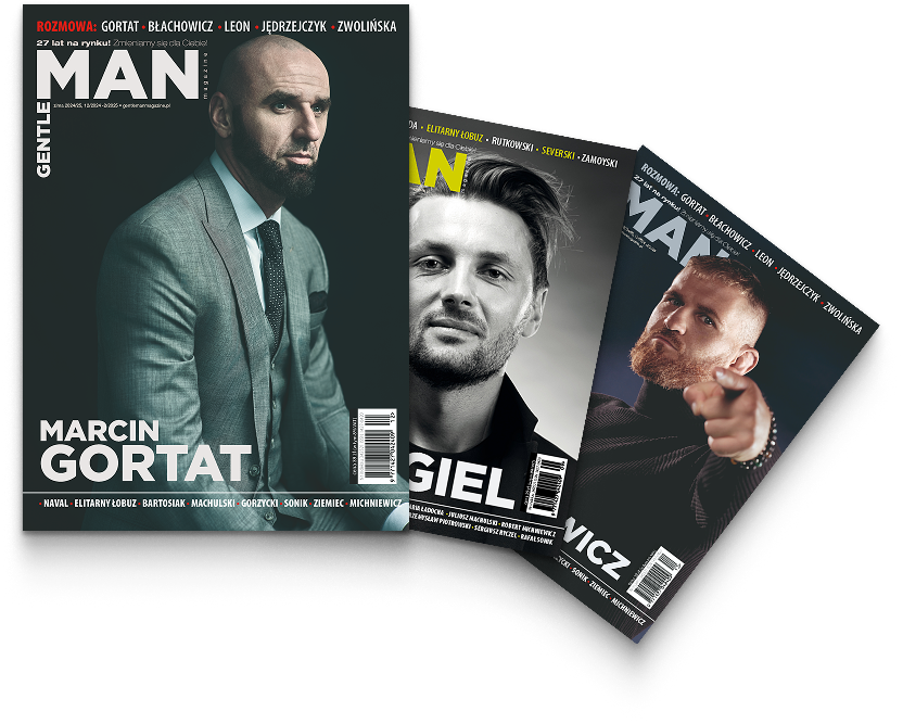 Okładki magazynu GentleMAN – Marcin Gortat na pierwszej, przegląd wydań lifestyle’owych dla mężczyzn